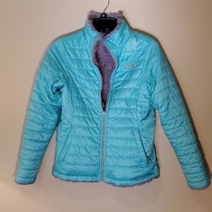 North Face Reversible Mossbud Fleece 14/16